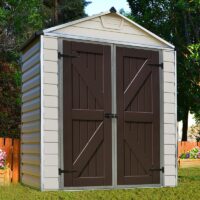 6' x 3' Palram Canopia Tan Skylight Plastic Shed (1.85m x 0.9m)