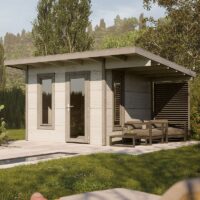 Palmako Grace 3m x 2.9m Pent Log Cabin (56mm)