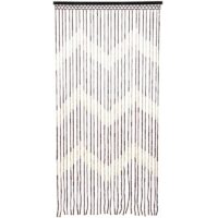 Bamboo Beaded Door Curtain Chevron Pattern 90cm x 180cm