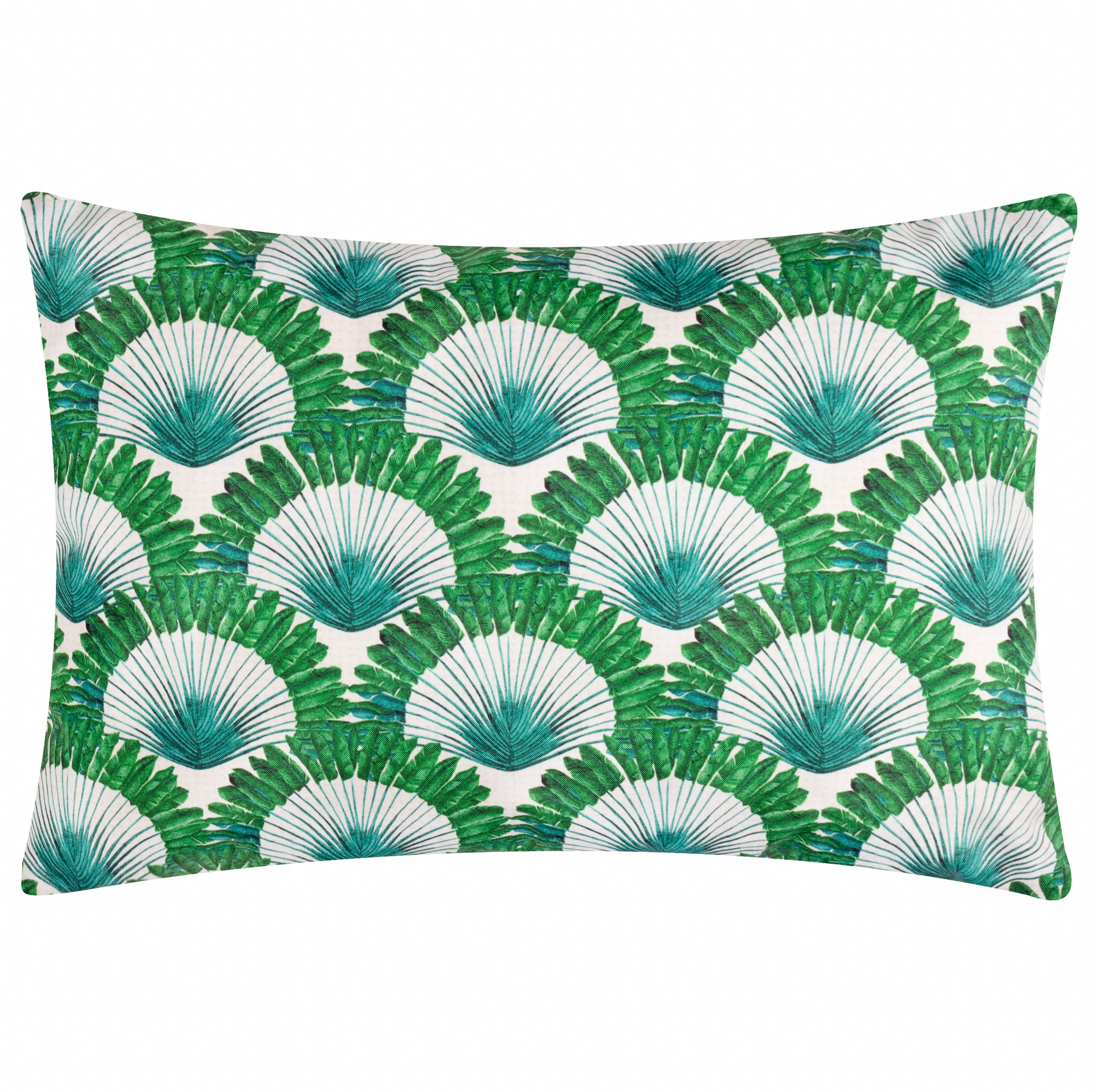 furn. Dellacorte Tropical Outdoor Cushion - Green - Size 40 cm x 60 cm