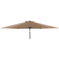 Alexander Rose 3m Aluminium Round Garden Parasol - Taupe