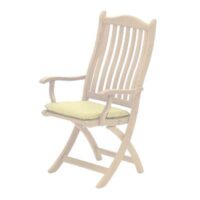 Alexander Rose Polyester Seat Pad - Ecru