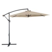 Bracken Outdoors Siena Sand 3m Round Banana Cantilever Parasol *Damaged Box*