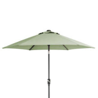 Kettler Sage Green 3m Round Wind-Up Parasol with Tilt