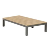 Kettler Elba Signature Teak and Aluminium Rectangular Coffee Table