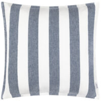Yard Hayle Cotton Outdoor Cushion Cover - Navy - Size 50 cm x 50 cm