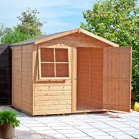 Abri 6' 3" x 6' 8" Apex Shed - Premium Dip Treated Shiplap