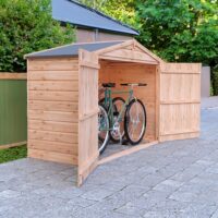 Wentworth 2' 8" x 6' Apex Bike Store - Premium Dip Treated Shiplap