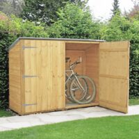 Wentworth 2' 1" x 6' 1" Pent Bike Store - Premium Dip Treated Shiplap