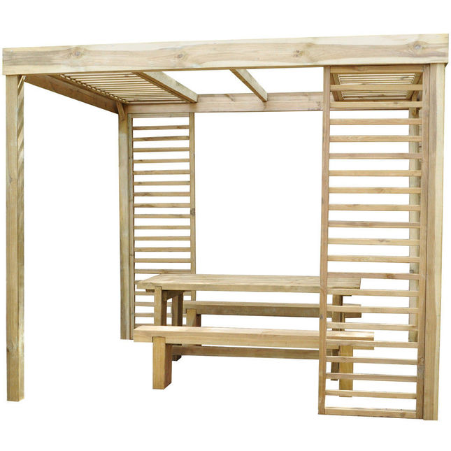 Forest 220x200x300cm Dining Pergola With Panels