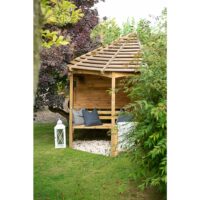 Forest Pressure Treated Venetian Corner Arbour