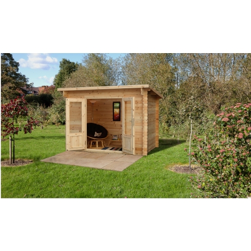 Forest Garden 3 x 2m Harwood Log Cabin Underlay and Felt 24