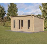 Forest Garden 5 x 3m Elmley Log Cabin Underlay and Felt 34
