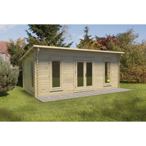 Forest Garden 6 x 3m Arley Log Cabin Underlay and Felt