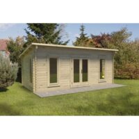 Forest Garden 6 x 3m Arley Log Cabin No Underlay Installed