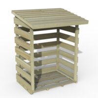 Compact Pent Log Store