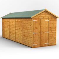 18 x 6 Power Windowless Apex Double Door