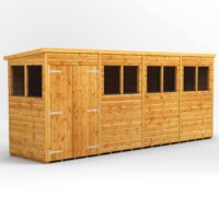 16 x 4 Power Pent Double Door