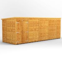 18 x 6 Power Windowless Pent Double Door