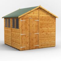 8 x 8 Power Apex Double Doors