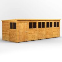 20 x 8 Power Pent Garden Shed