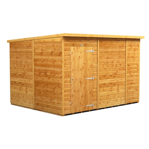 10 x 8 Power Pent Windowless Garden Shed