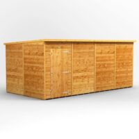 16 x 8 Power Pent Windowless Garden Shed