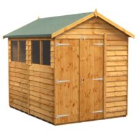 8 x 6 Power Overlap APEX, Double Doors