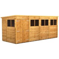 16 x 6 Power Overlap PENT, Double Doors