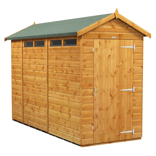 10 x 4 Power Apex Security Shed
