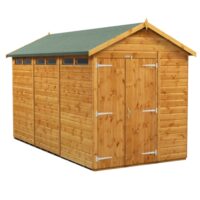 12 x 6 Power Apex Double Door Security Shed