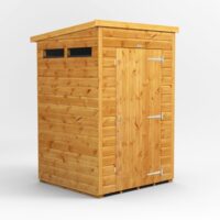 4 x 4 Power Pent Security Shed