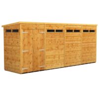 16 x 4 Power Pent Double Door Security Shed