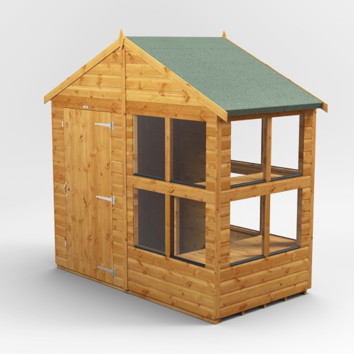 4 x 8 Power Apex Potting Shed
