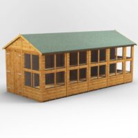 18 x 8 Power Apex Double Door Potting Shed