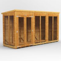 12 x 4 Power Pent Summerhouse