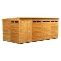 16 x 8 Power Pent Security Shed