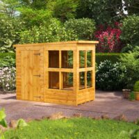 4 x 8 Power Pent Potting Shed