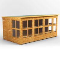14 x 8 Power Pent Double Door Potting Shed