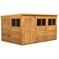 12 x 8 Power Overlap Pent Shed