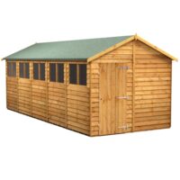 20 x 8 Power Overlap Apex Shed