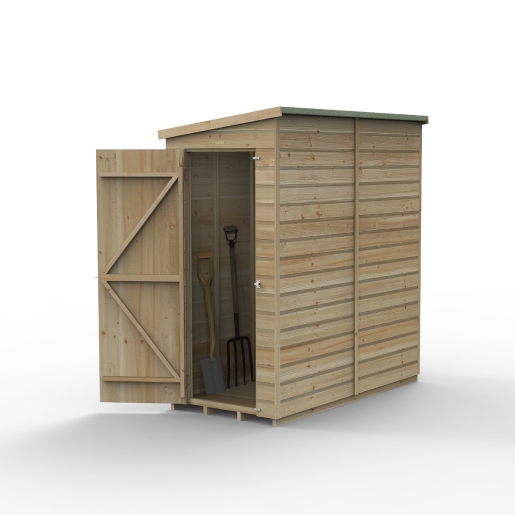 Beckwood 6x3 Pent Shed No Windows Installed