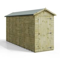 14x4 Premium Powersheds Apex No Windows