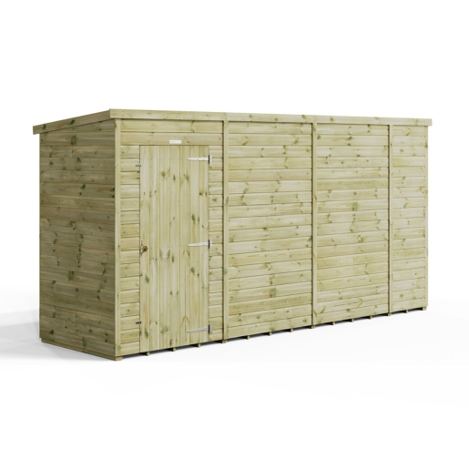 14x4 Premium Powersheds Pent No Windows