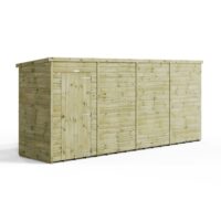16x4 Premium Powersheds Pent No Windows