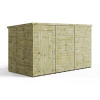 12x6 Premium Powersheds Pent No Windows