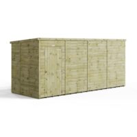 16x6 Premium Powersheds Pent No Windows