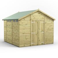 10x10 Premium Powersheds Security Apex