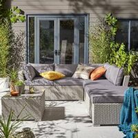 Very Home Athens 4-Piece Corner Set With Table And Chaise
