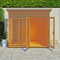 Shire Lela 5' 10" x 7' 9" Pent Summerhouse - Premium Dip Treated Shiplap
